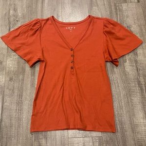 LOFT Orange Shirt